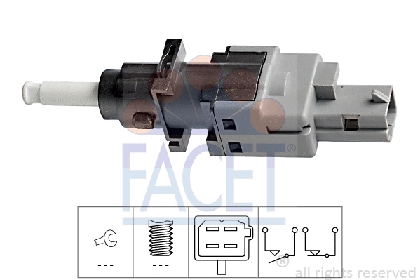 Switch, clutch control (cruise control) (7.1196)
