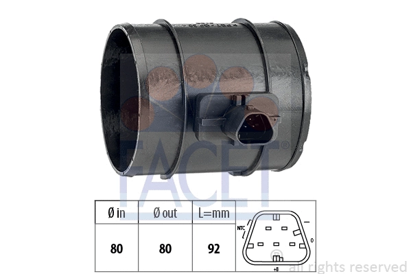 Mass Air Flow Sensor (10.1438)