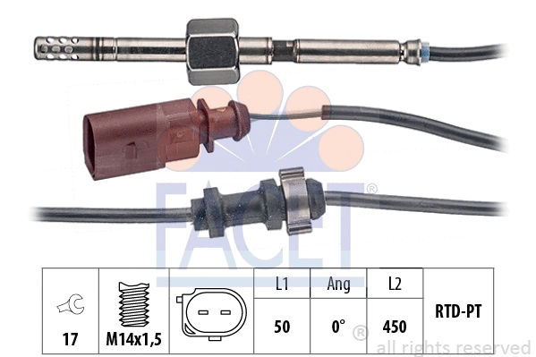 Sensor, exhaust gas temperature (22.0270)