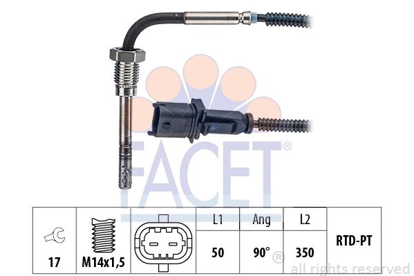 Sensor, exhaust gas temperature (22.0165)