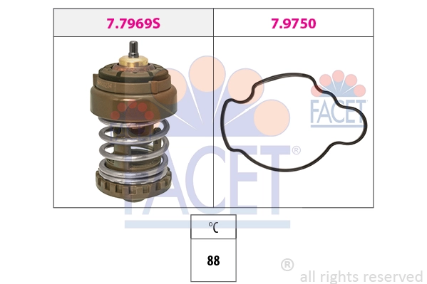 Thermostat, coolant (7.7981)