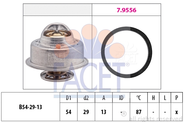 Thermostat, coolant (7.8211)