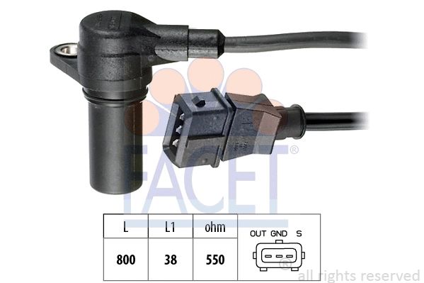 Sensor, crankshaft pulse (9.0181)