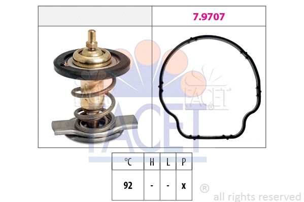 Thermostat, coolant (7.8929)