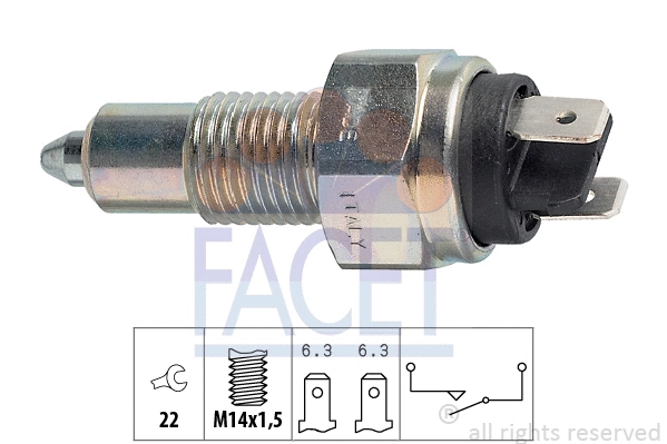 Switch, reverse light (7.6000)