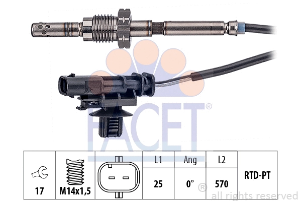 Sensor, exhaust gas temperature (22.0218)