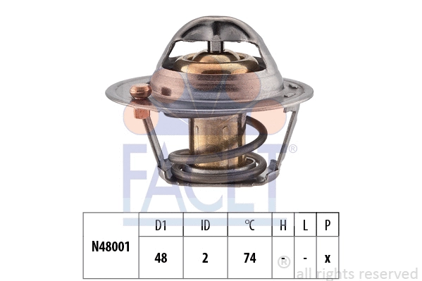 Thermostat, coolant (7.8839S)