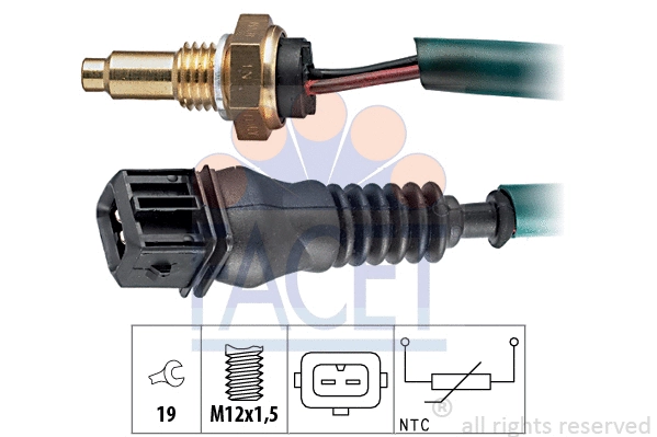 Sensor, coolant temperature (7.3237)