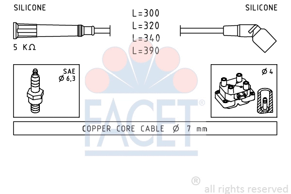 Ignition Cable Kit (4.8900)
