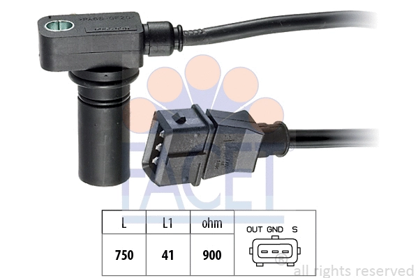 Sensor, crankshaft pulse (9.0066)