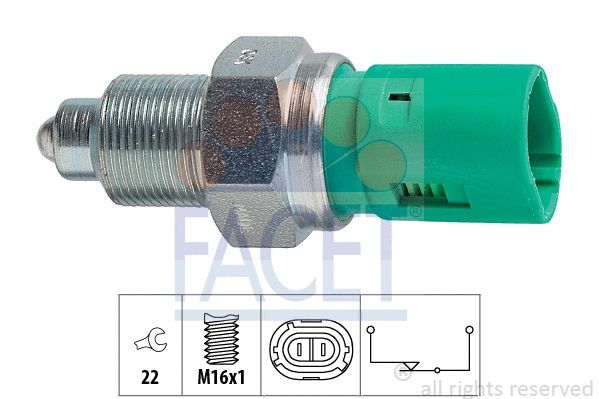 Switch, reverse light (7.6114)