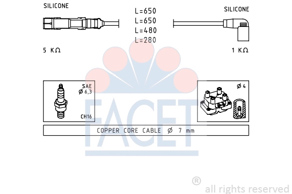 Ignition Cable Kit (4.9585)
