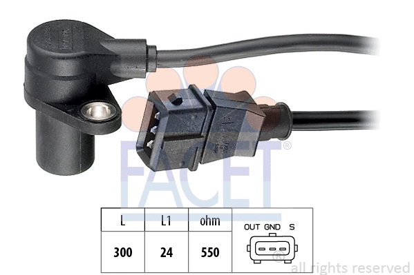 Sensor, crankshaft pulse (9.0272)