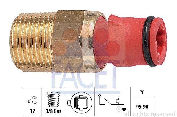 Temperature Switch, radiator fan (7.5277)