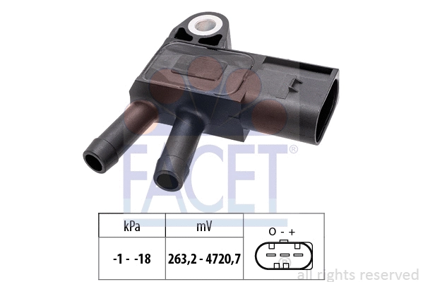 Sensor, exhaust pressure (10.3380)