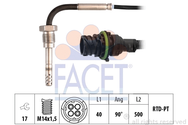Sensor, exhaust gas temperature (22.0371)