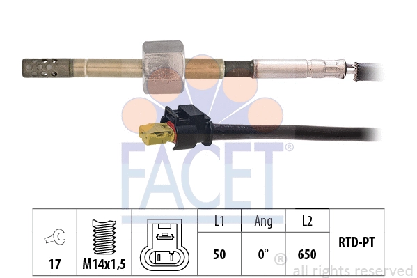 Sensor, exhaust gas temperature (22.0304)