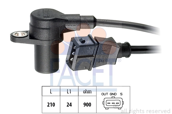 Sensor, crankshaft pulse (9.0593)