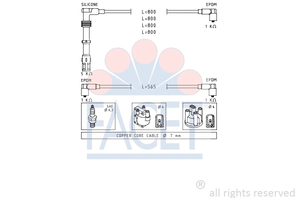 Ignition Cable Kit (4.8737)