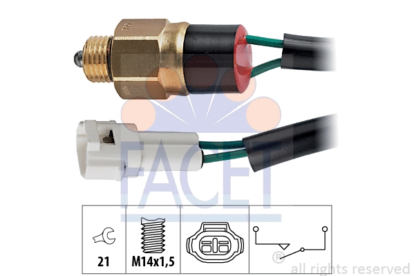 Switch, reverse light (7.6155)