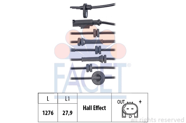 Sensor, wheel speed (21.0141)