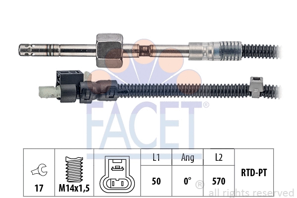 Sensor, exhaust gas temperature (22.0173)