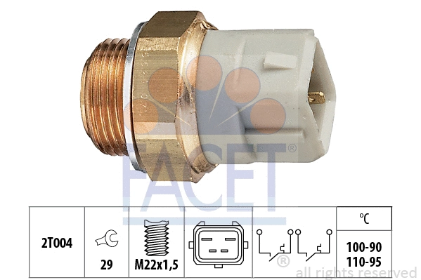 Temperature Switch, radiator fan (7.5624)