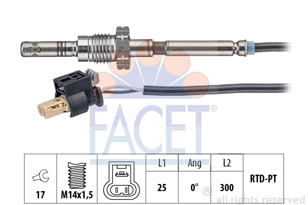 Sensor, exhaust gas temperature (22.0151)