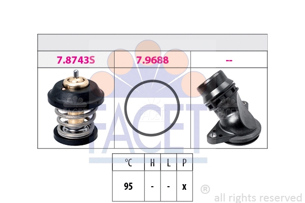 Thermostat, coolant (7.8757K)