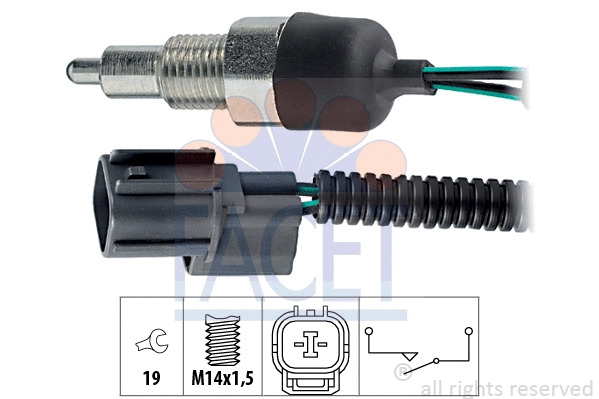 Switch, reverse light (7.6247)