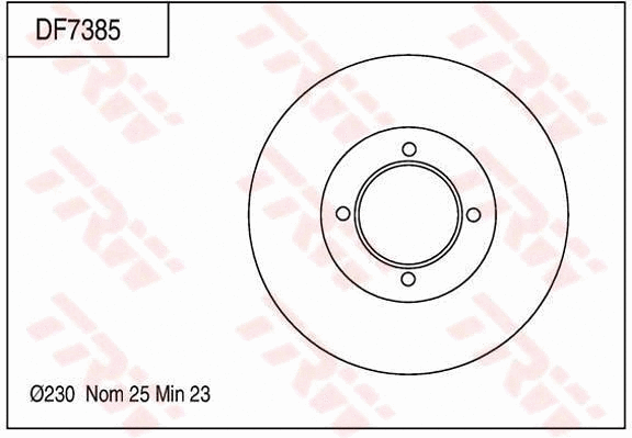 Brake Disc (DF7385)
