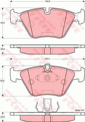 Brake Kit, disc brake (GTD1139)