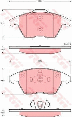 Brake Kit, disc brake (GTD1147)