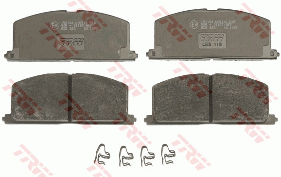 Brake Pad Set, disc brake (GDB323)