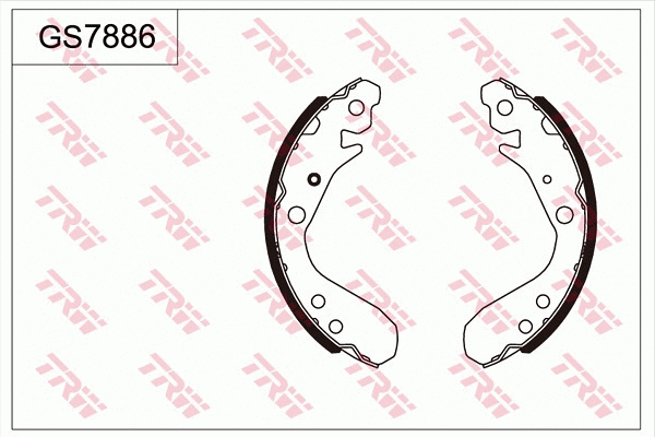 Brake Shoe Set (GS7886)