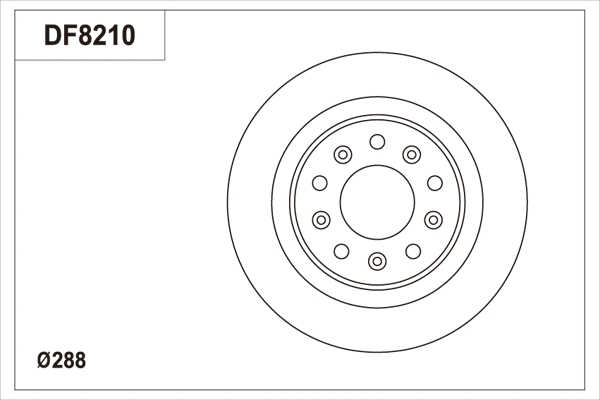 Brake Disc (DF8210S)