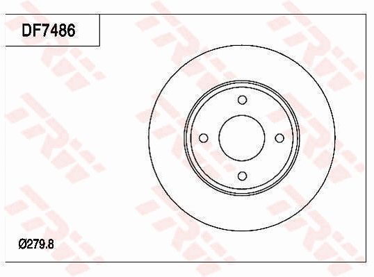 Brake Disc (DF7486)