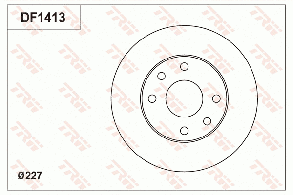 Brake Disc (DF1413)