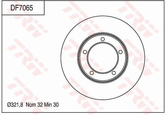 Brake Disc (DF7065)