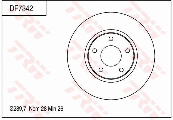 Brake Disc (DF7342)