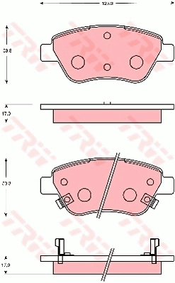 Brake Pad Set, disc brake (GDB7683AT)