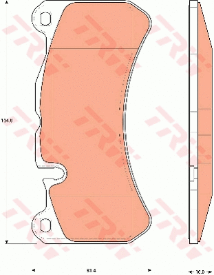 Brake Pad Set, disc brake (GDB7719)