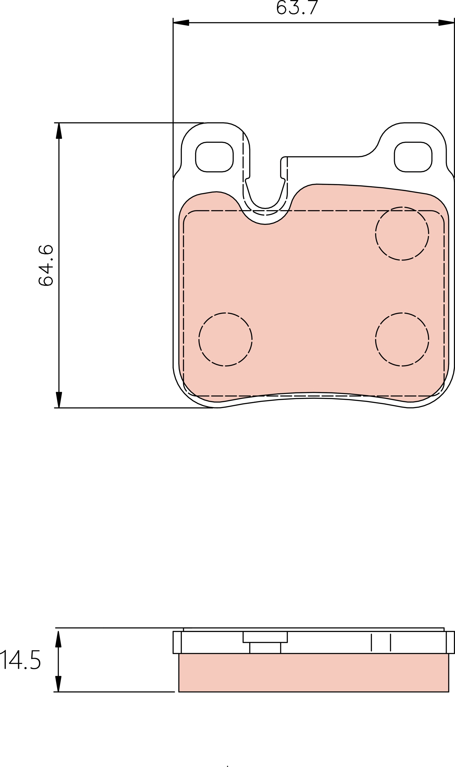 Brake Pad Set, disc brake (GDB1227)