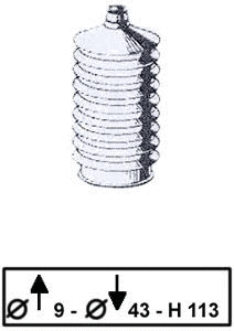 Bellow Kit, steering (JBE111)