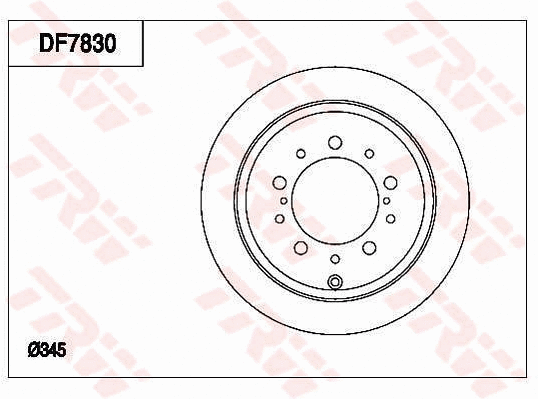 Brake Disc (DF7830)