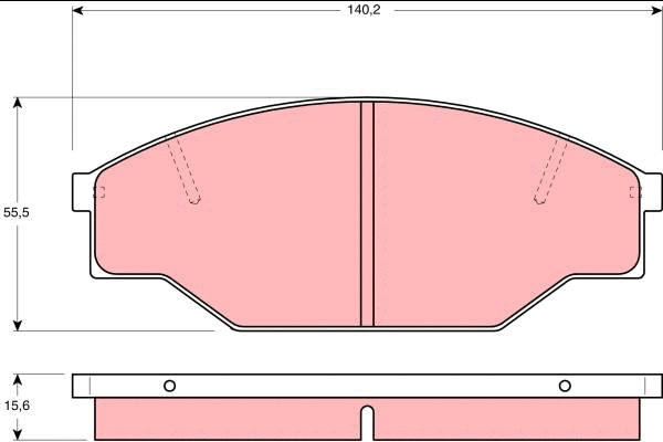 Brake Pad Set, disc brake (GDB1181)