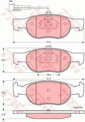 Brake Kit, disc brake (GTD1104)