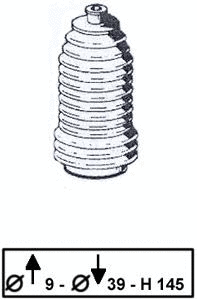 Bellow Kit, steering (JBE191)