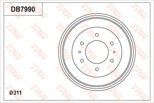 Brake Drum (DB7990)