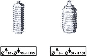 Bellow Kit, steering (JBE146)